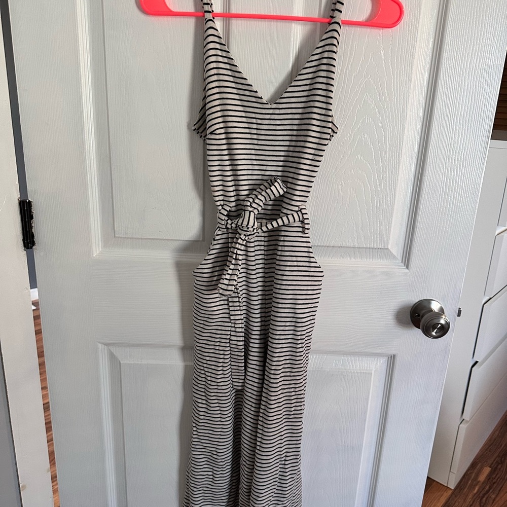 Nautical Navy Stripe Jumpsuit